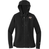 Mercer Chiefs New Era Ladies French Terry Full-Zip Hoodie