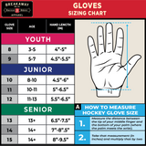 Woodbridge Wolfpack CCM 85C Custom Gloves Youth