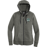 Biggby Barbarians New Era Ladies French Terry Full-Zip Hoodie