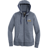 Biggby Bulldogs Tier 2 New Era Ladies French Terry Full-Zip Hoodie