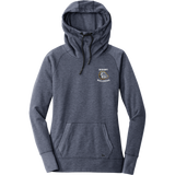 Biggby Bulldogs Tier 3 New Era Ladies Tri-Blend Fleece Pullover Hoodie