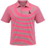 Lawrenceville Hockey Virtue Recycled Stripe Featherlight Pique Polo - Kit