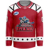NJ Titans Midgets Player Jersey - Red - Kit