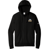 Biggby Bulldogs Tier 2 Nike Club Fleece Sleeve Swoosh Full-Zip Hoodie