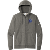 Carolina Thunder Nike Club Fleece Sleeve Swoosh Full-Zip Hoodie
