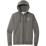 Biggby Bulldogs Tier 2 Nike Club Fleece Sleeve Swoosh Full-Zip Hoodie
