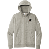 Biggby Bandits Nike Club Fleece Sleeve Swoosh Full-Zip Hoodie