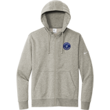 Carolina Thunder Nike Club Fleece Sleeve Swoosh Full-Zip Hoodie