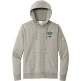 Biggby Barbarians Nike Club Fleece Sleeve Swoosh Full-Zip Hoodie