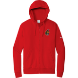 Seacoast Spartans (Ice Hockey) Nike Club Fleece Sleeve Swoosh Full-Zip Hoodie