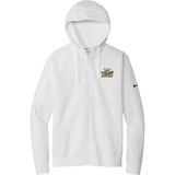 Biggby Bulldogs Tier 2 Nike Club Fleece Sleeve Swoosh Full-Zip Hoodie