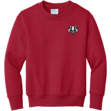 Scary Badgers Youth Core Fleece Crewneck Sweatshirt